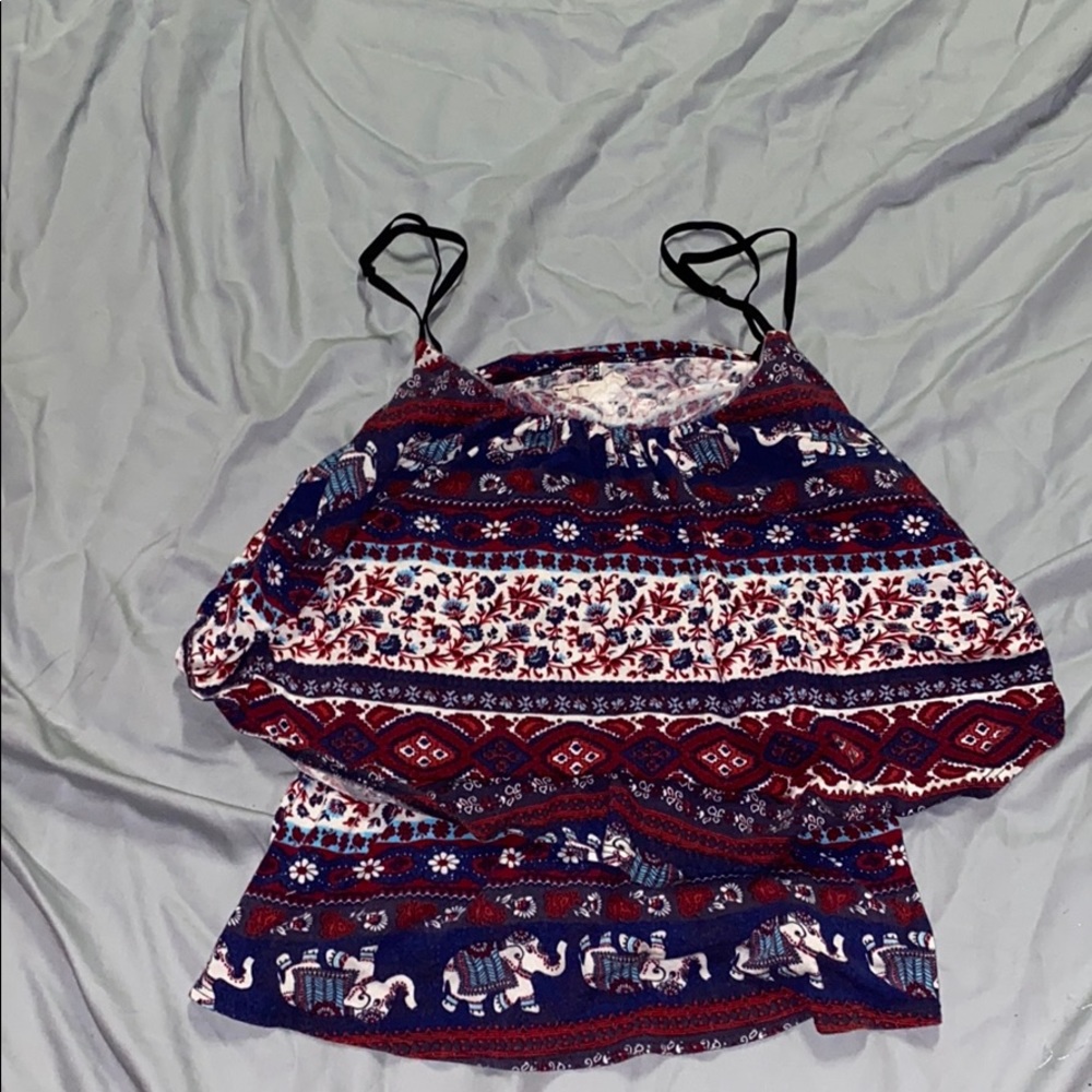 fun patterned tank top!! MOVING SALe!!!